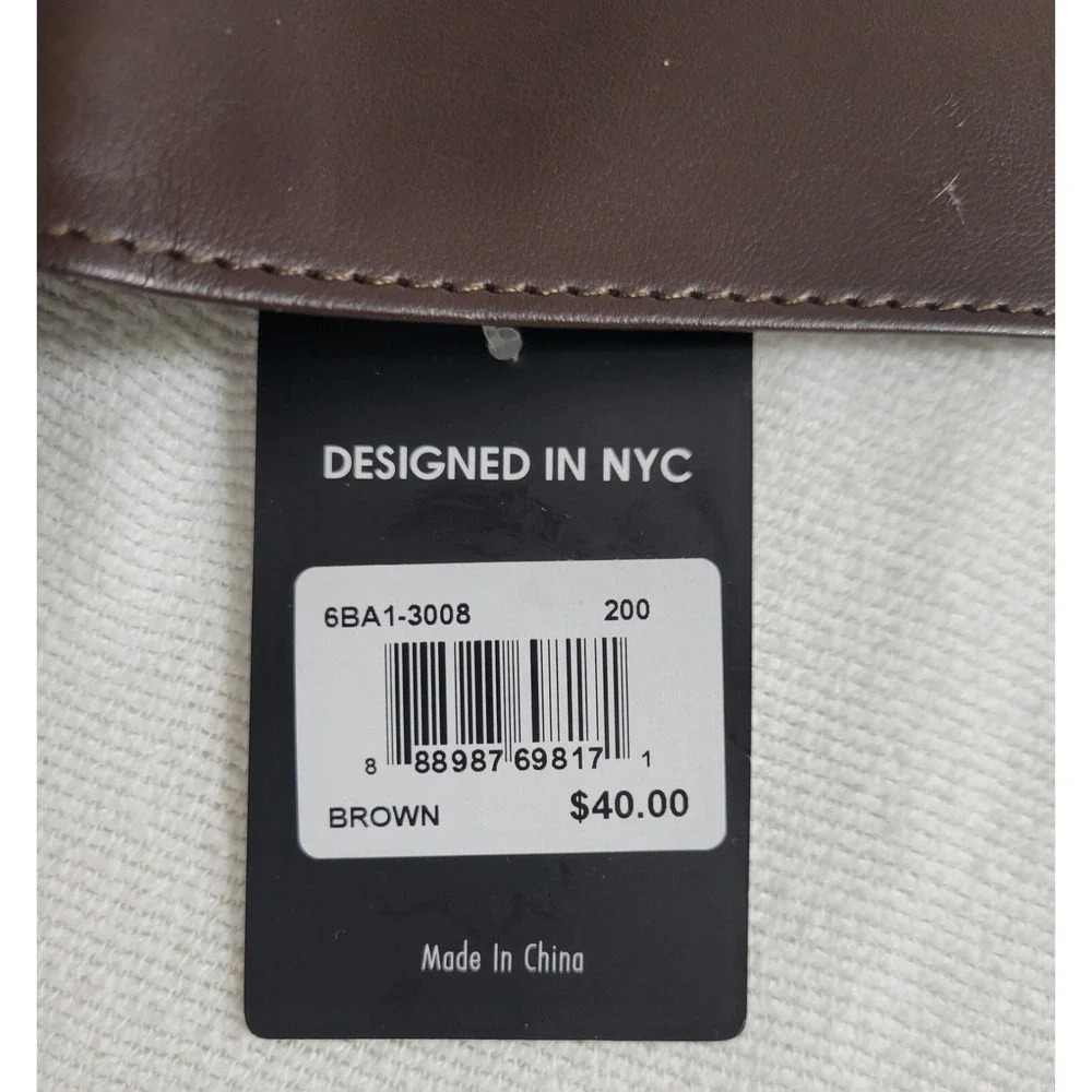 BESPOKE Basic Men's‎ Brown Bi-Fold Wallet.  New